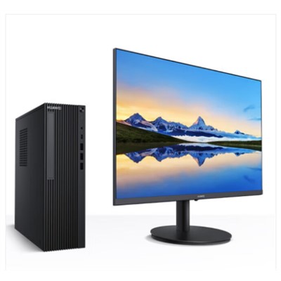 华为（HUAWEI）擎云W515X台式计算机 麒麟9000C2.4GHz DDR5	8GB 256GB+1T集成显卡23.8